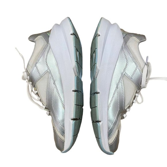 Under Armour Forge 96 HL Irid Womens 7.5 Synthetic Lace Up Trainers 3022812 100 - Picture 9 of 11